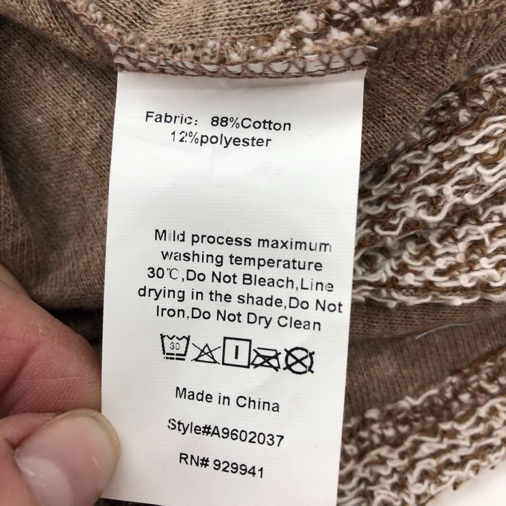 Sonja Betro Women's Knit Top Taupe 2X New - Picture 7 of 7